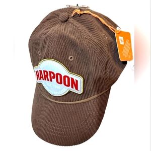 NWT Men's Harpoon Brewery Corduroy Adjustable Hat